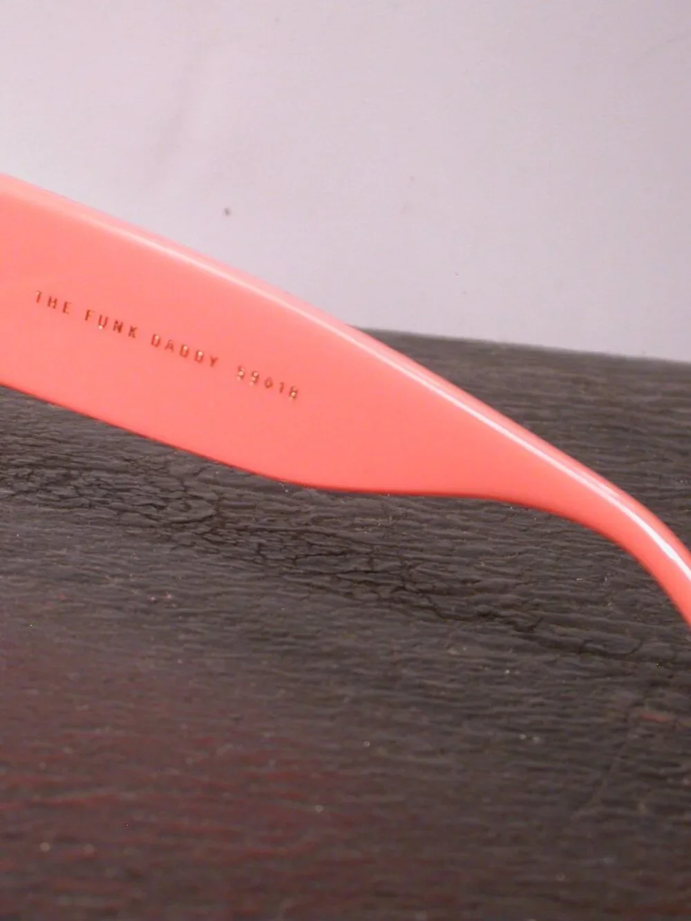 Crap Hot Lava Funk Daddy Peach Pink Modern Shades Sunglasses CLEAN